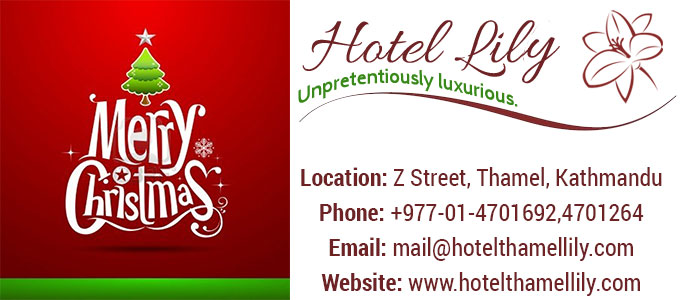 Hotel Thamel Lily Merry Christmas and Happy New Year 2016 Festival Offer